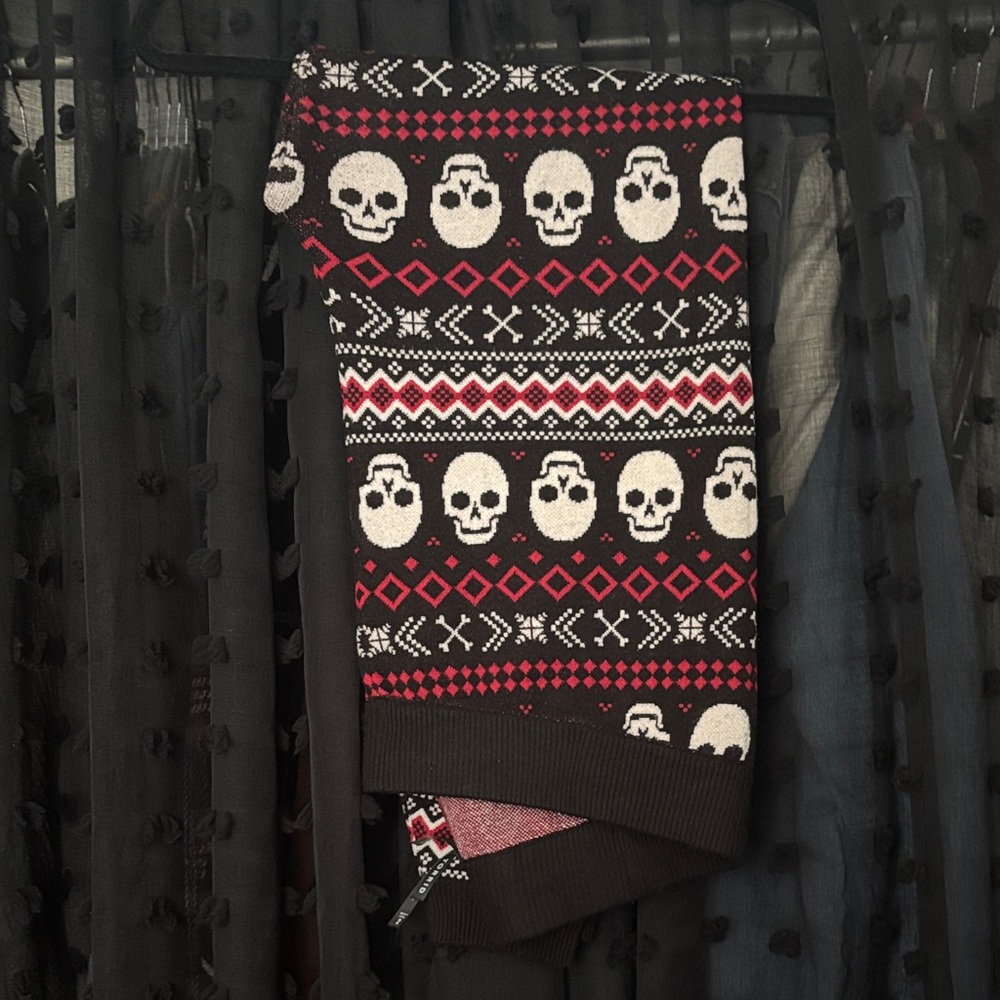Torrid Skull Patterned Sweater Leggings